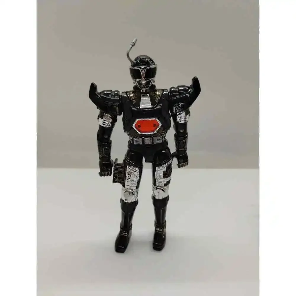 1996 Beetle Borg Shadow Borg Black Silver Action Figure Bandai - Beetleborg